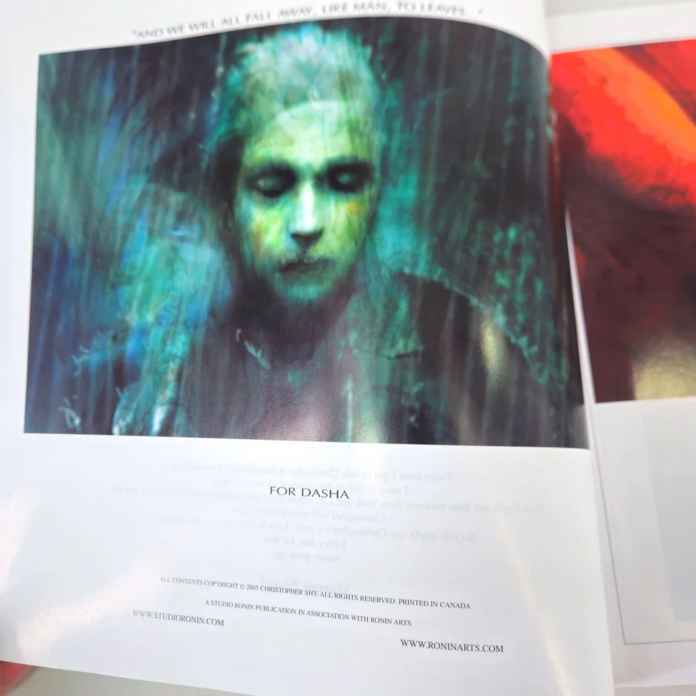 The Art of Christopher Shy Studio Ronin 2005 Dark Fantasy‎ Art Book Paperback